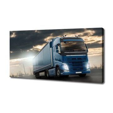 Obraz z ciężarówką na płótnie canvas